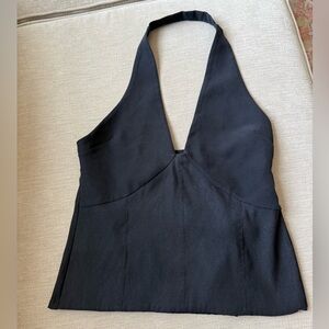 Zara Black Halter Top